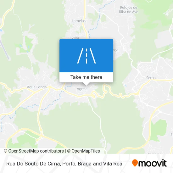 Rua Do Souto De Cima map