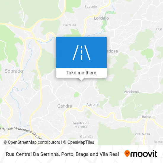 Rua Central Da Serrinha map