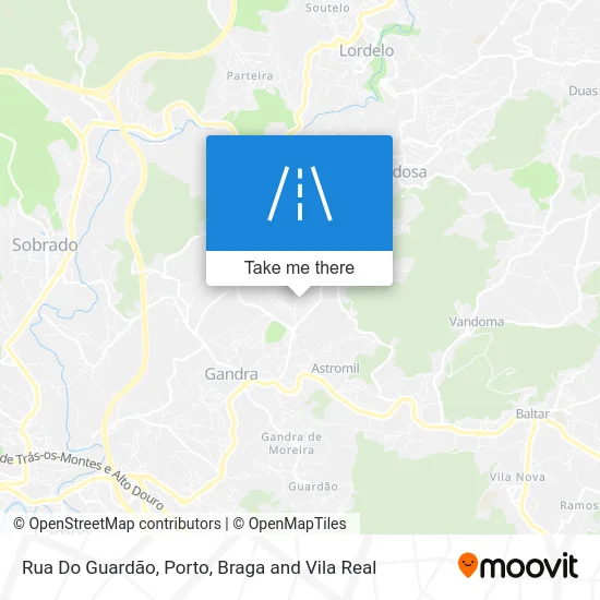 Rua Do Guardão map