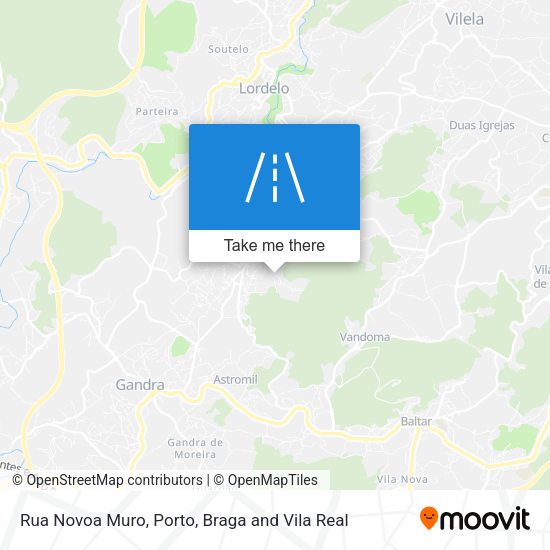 Rua Novoa Muro mapa
