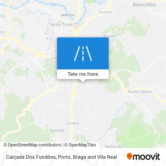 Calçada Dos Fundões map