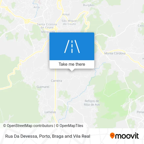 Rua Da Devessa map