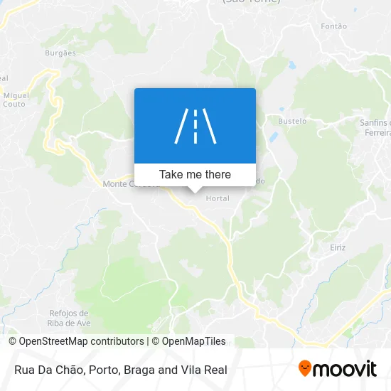 Rua Da Chão map
