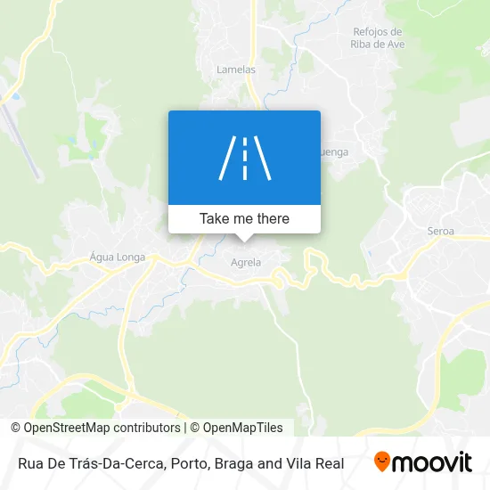 Rua De Trás-Da-Cerca map