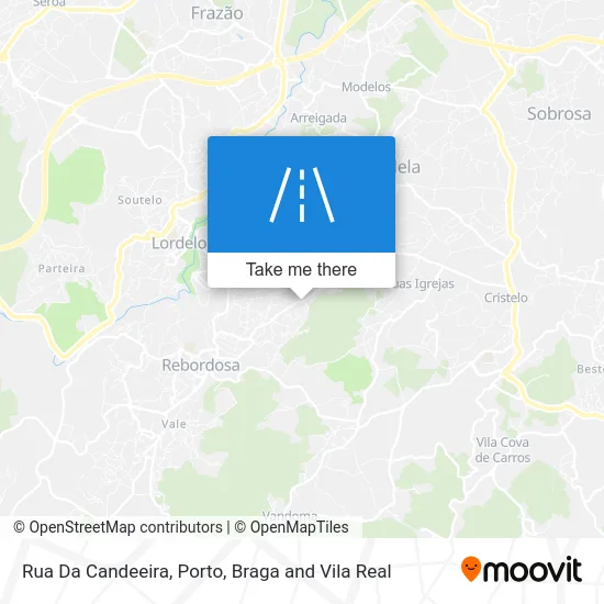 Rua Da Candeeira map