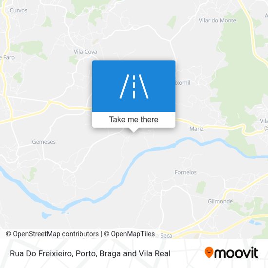 Rua Do Freixieiro mapa