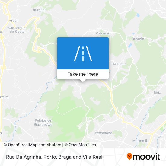 Rua Da Agrinha mapa