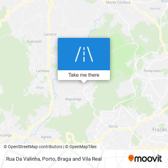 Rua Da Valinha map