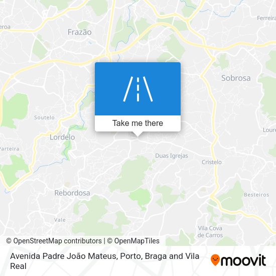 Avenida Padre João Mateus map