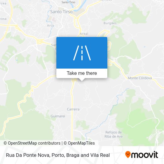 Rua Da Ponte Nova mapa