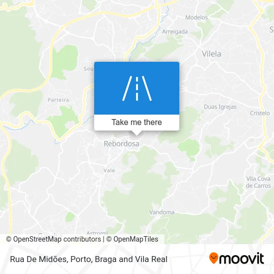 Rua De Midões map