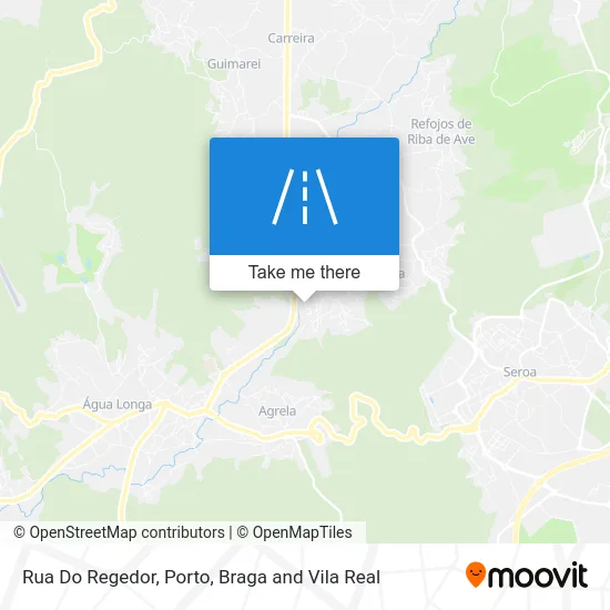 Rua Do Regedor map