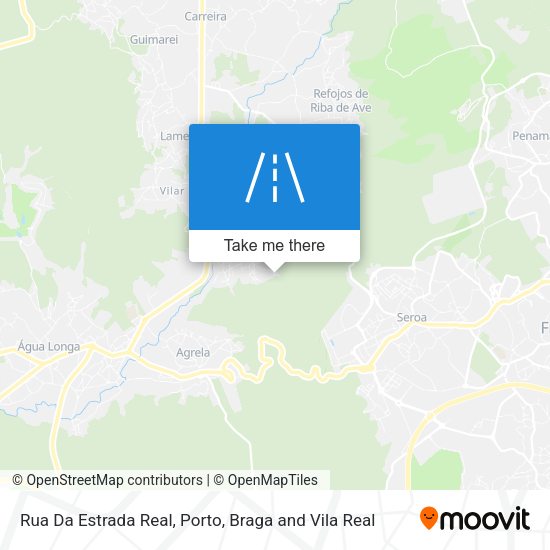 Rua Da Estrada Real mapa