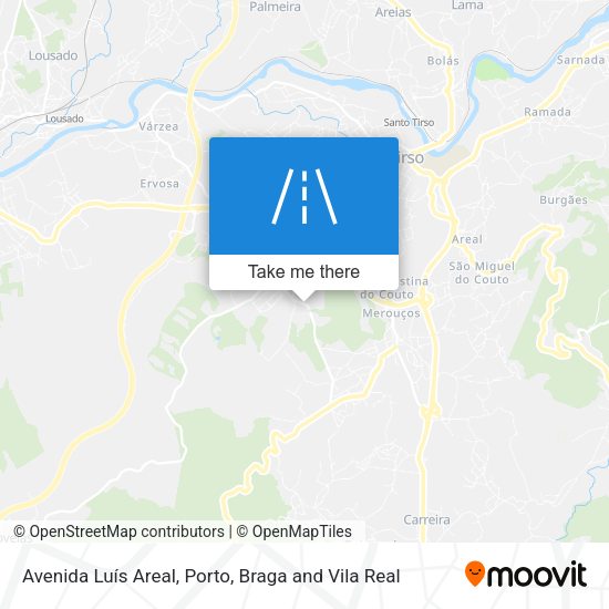 Avenida Luís Areal mapa