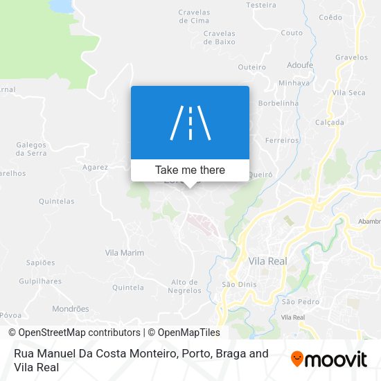 Rua Manuel Da Costa Monteiro mapa