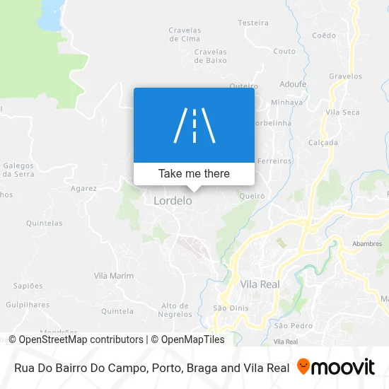 Rua Do Bairro Do Campo map