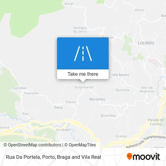 Rua Da Portela map