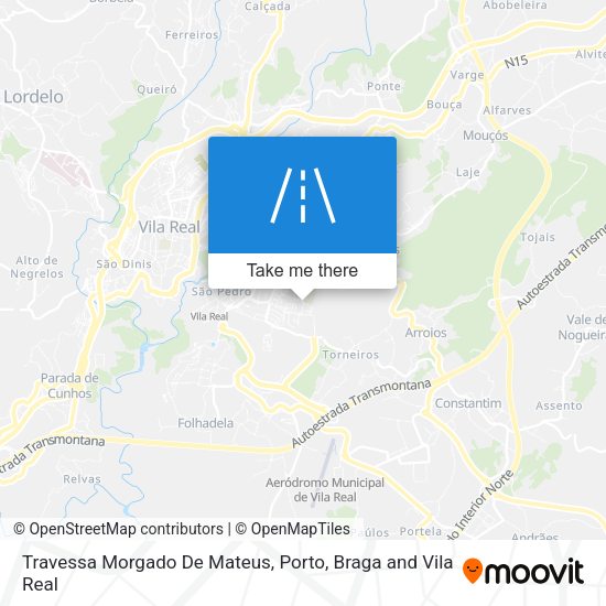 Travessa Morgado De Mateus mapa