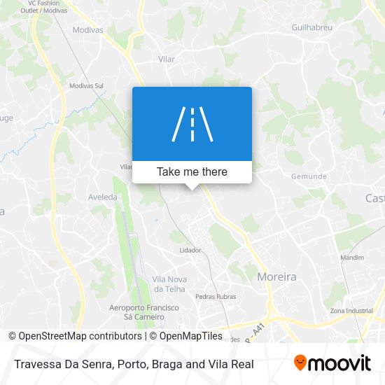 Travessa Da Senra mapa