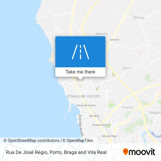 Rua De José Régio map