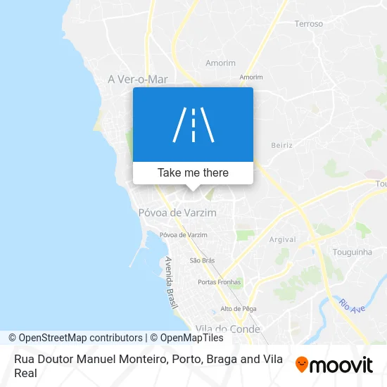 Rua Doutor Manuel Monteiro map