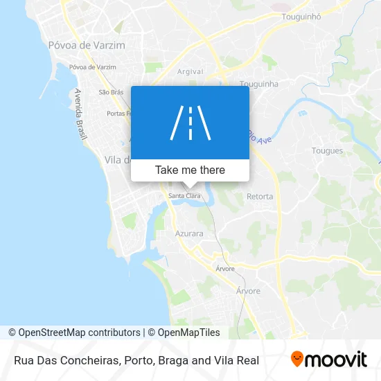 Rua Das Concheiras map