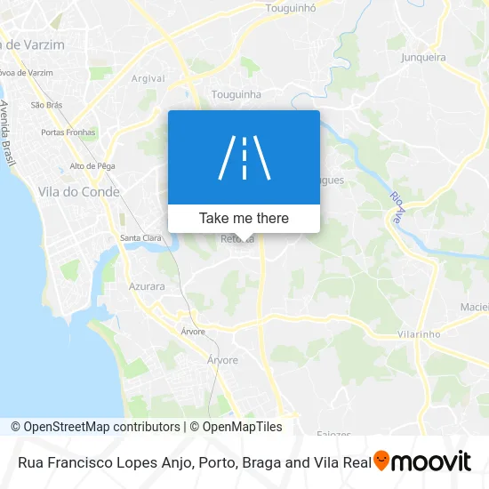 Rua Francisco Lopes Anjo map