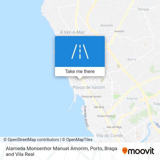 Alameda Monsenhor Manuel Amorim map