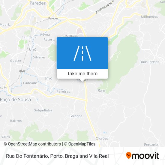 Rua Do Fontanário map