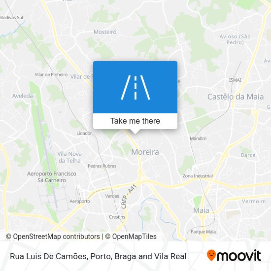 Rua Luis De Camões mapa