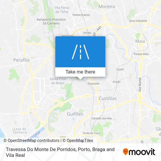 Travessa Do Monte De Porridos map