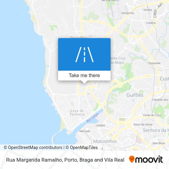Rua Margarida Ramalho mapa