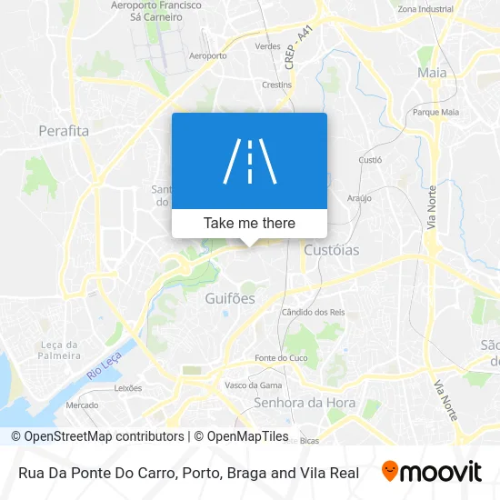 Rua Da Ponte Do Carro map