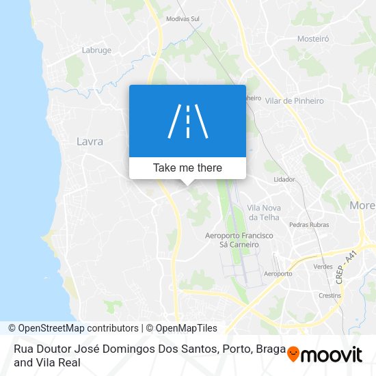 Rua Doutor José Domingos Dos Santos mapa