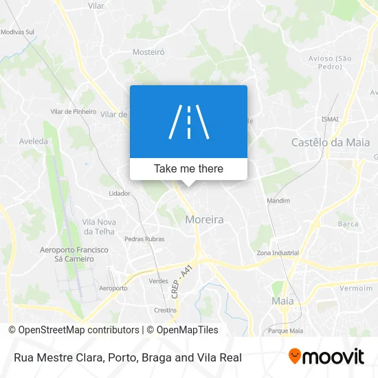 Rua Mestre Clara map