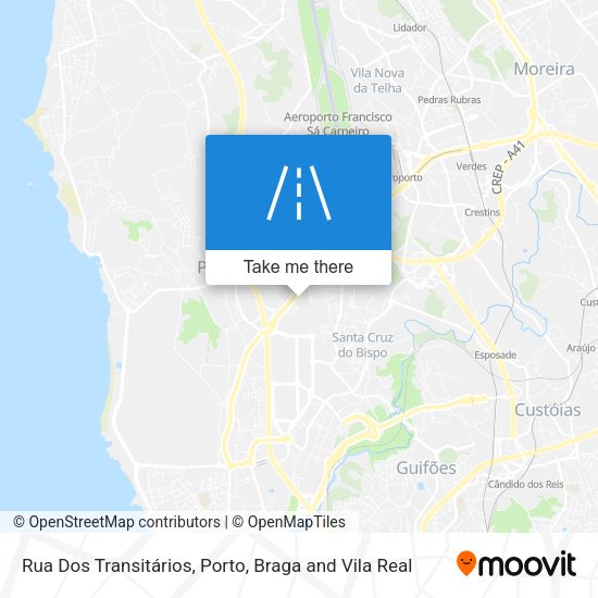Rua Dos Transitários mapa