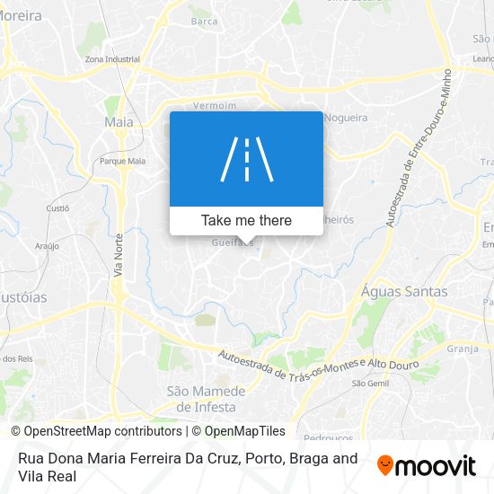 Rua Dona Maria Ferreira Da Cruz map