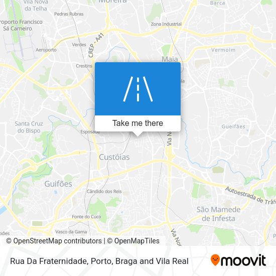 Rua Da Fraternidade mapa