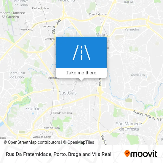 Rua Da Fraternidade map
