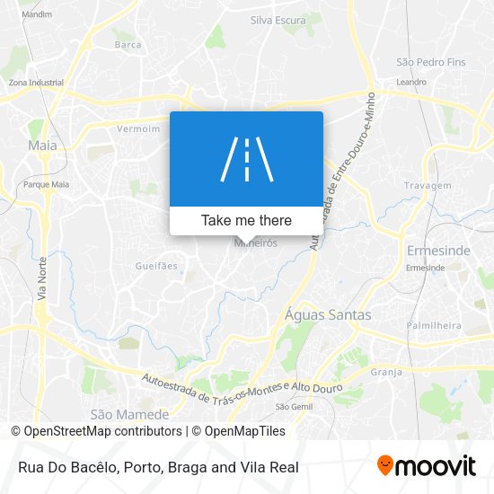 Rua Do Bacêlo mapa