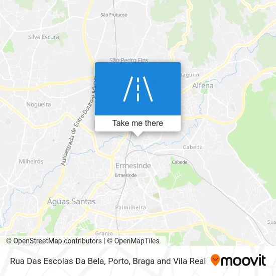 Rua Das Escolas Da Bela map