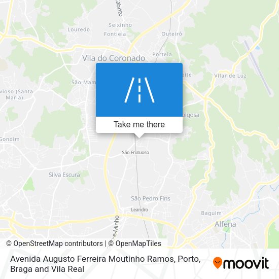 Avenida Augusto Ferreira Moutinho Ramos map