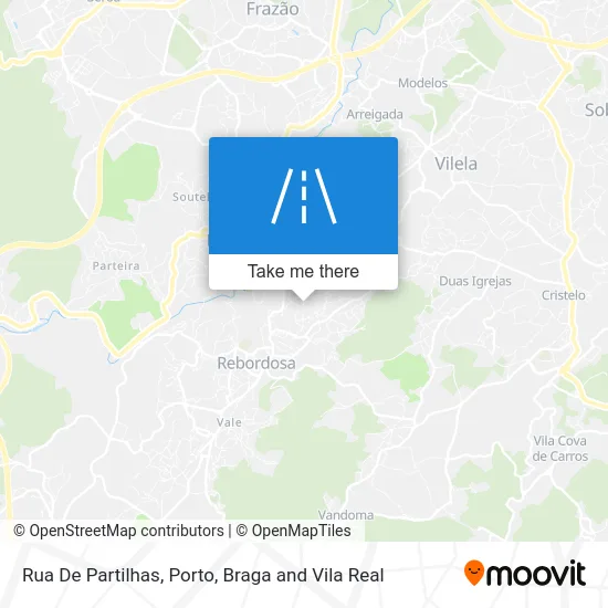 Rua De Partilhas map