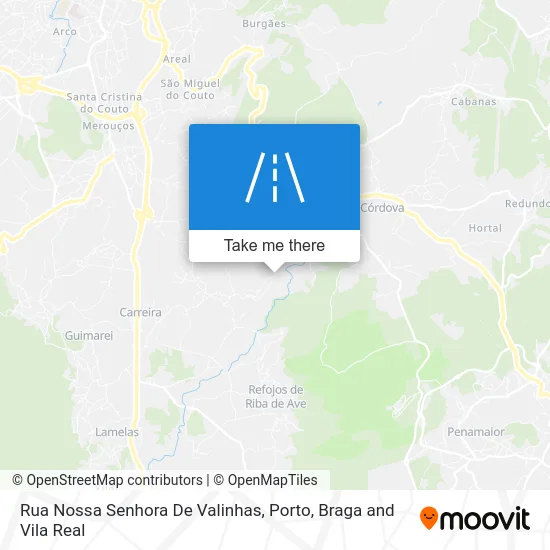 Rua Nossa Senhora De Valinhas map