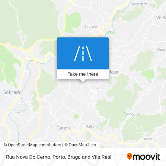 Rua Nova Do Cerno map