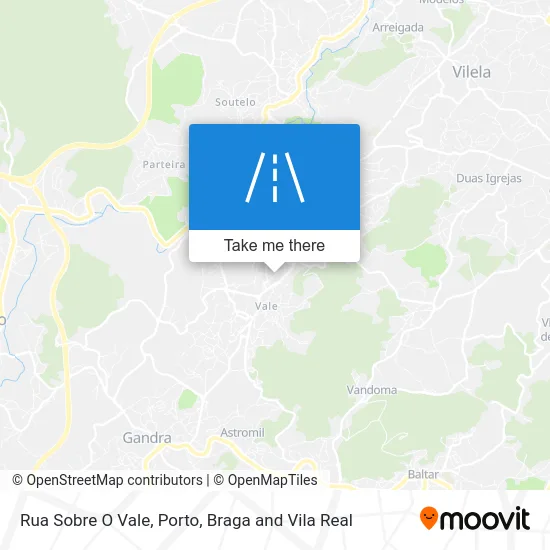 Rua Sobre O Vale map
