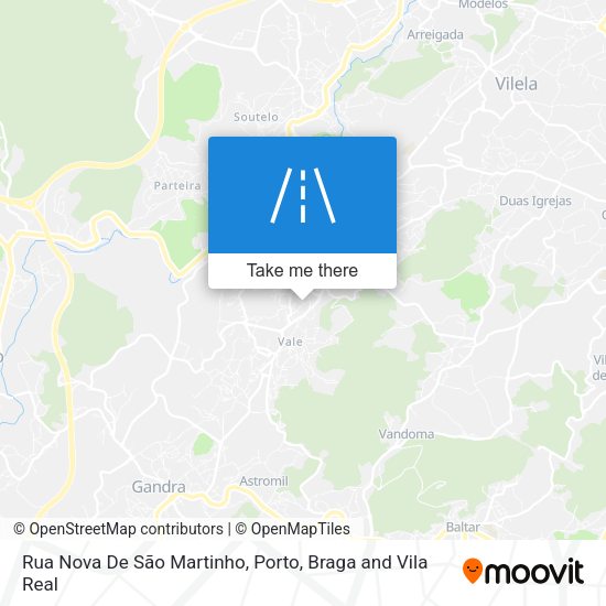 Rua Nova De São Martinho map