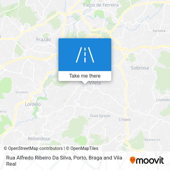 Rua Alfredo Ribeiro Da Silva map