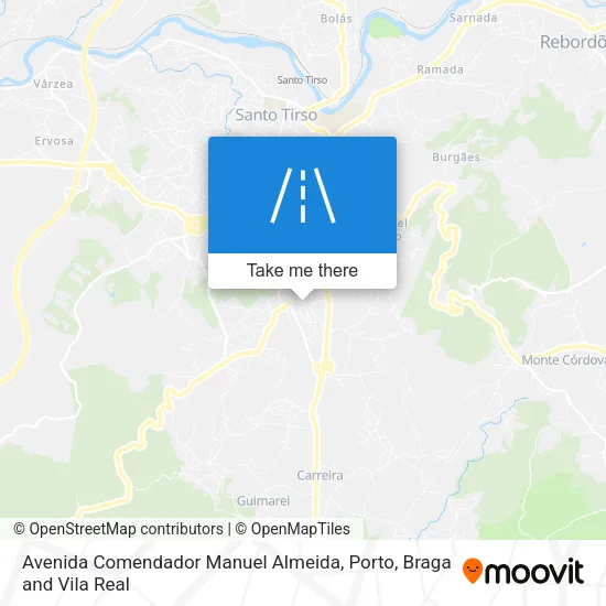 Avenida Comendador Manuel Almeida map