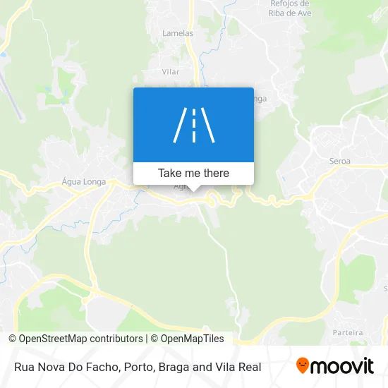 Rua Nova Do Facho map
